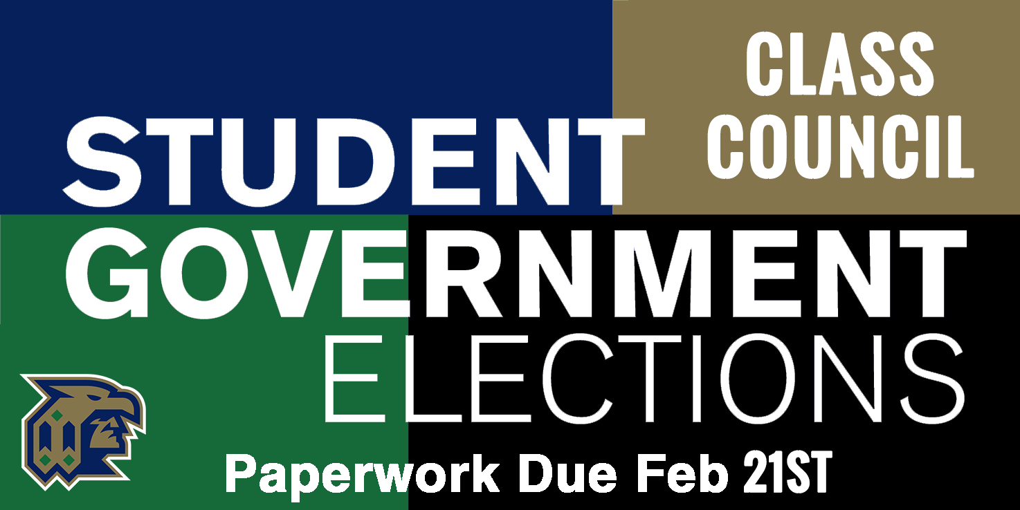 Class Elections Paperwork Due Feb 21st